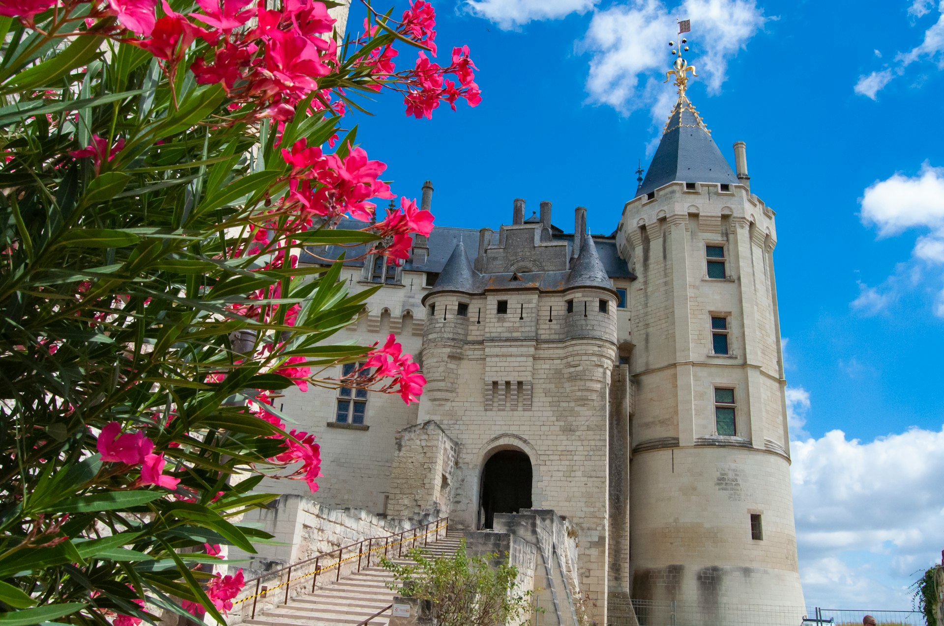 gray concrete castle under white clouds